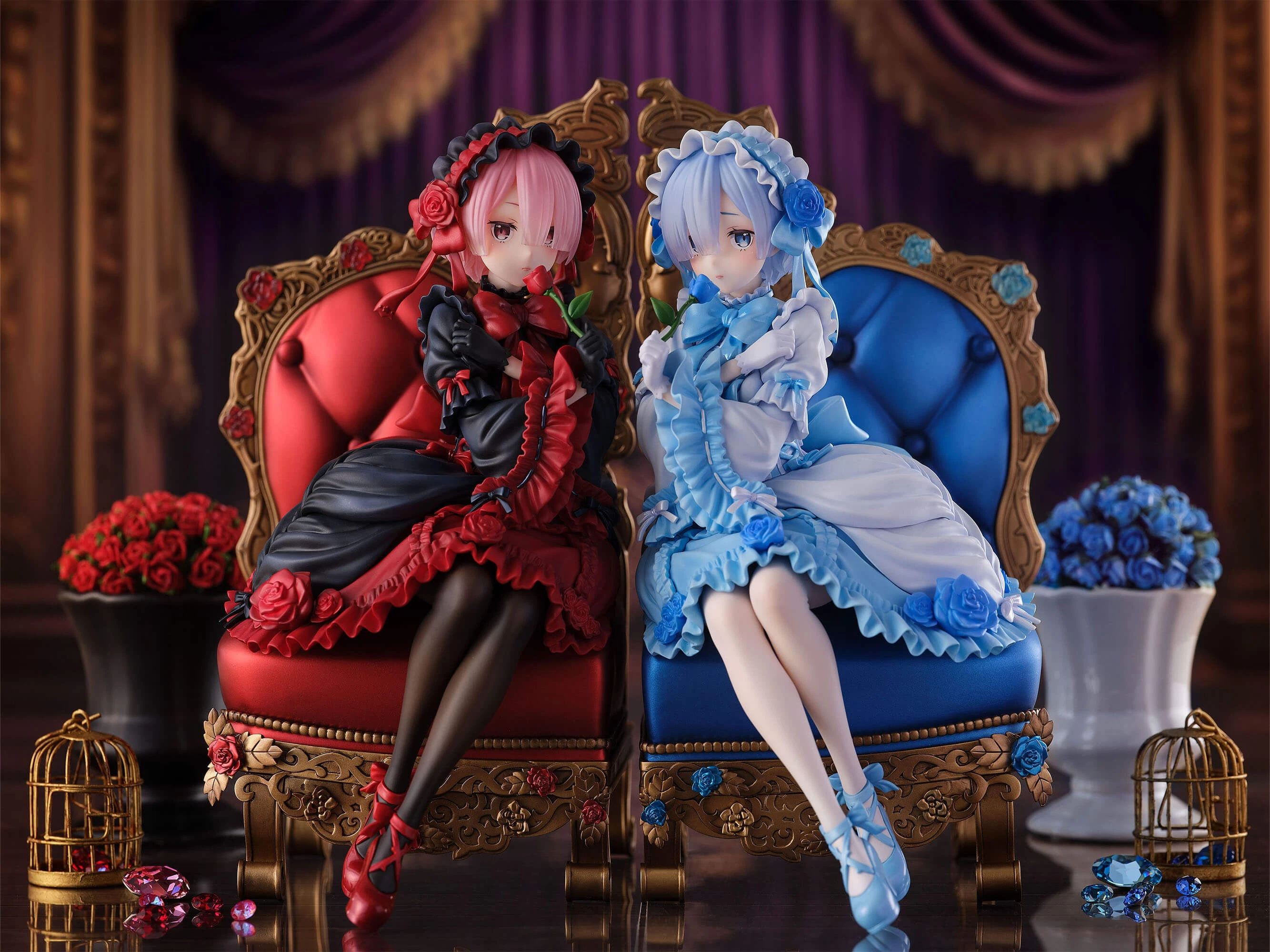 ✨完売品！XL✨Re:ゼロから始める異世界生活 レム デニムジャケット 濃紺 Re:ゼロから始める異世界生活 レム Gothic ver. 1/7スケールフィギュア