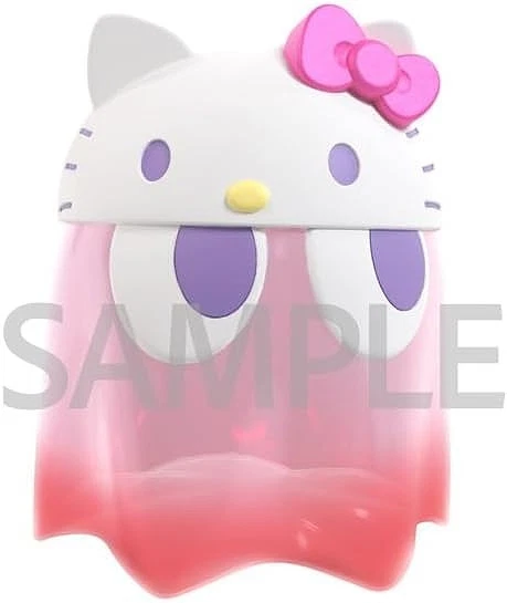 Figurine Chibi Ghost Hello Kitty Clear Color Ver. Pac-Man × Sanrio ...